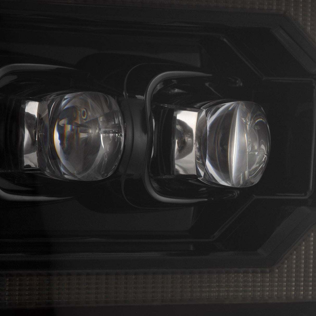 Phares de projecteur à LED Alpha-Black pour Dodge Ram série NOVA 02-05