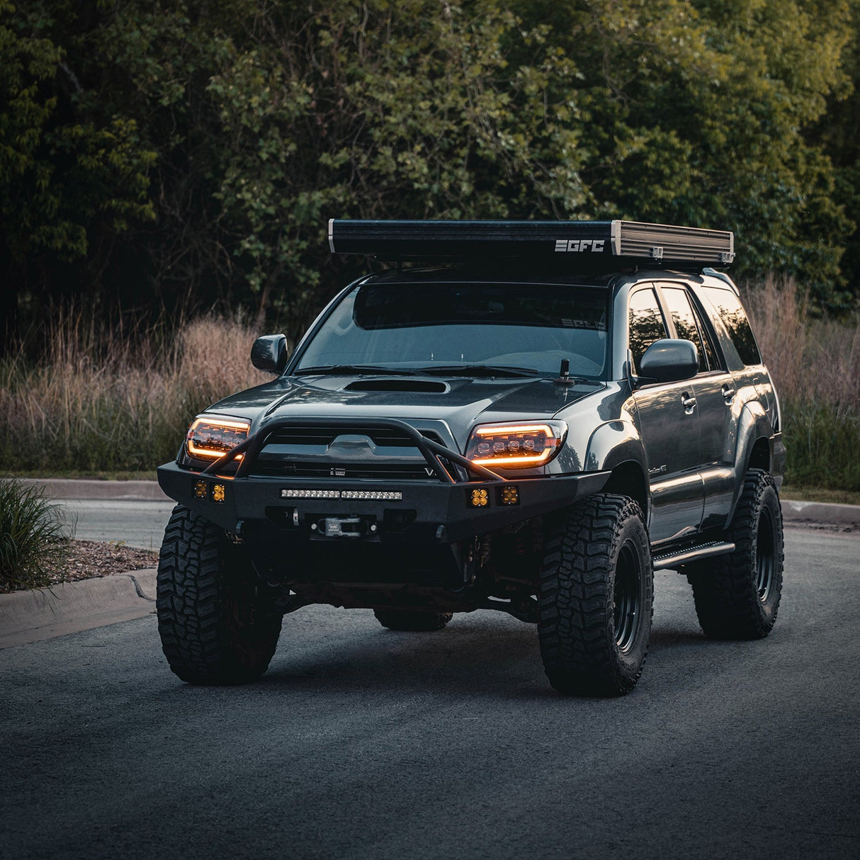 03-09 Toyota 4Runner NOVA-Series LED Projector Headlights Alpha-Black