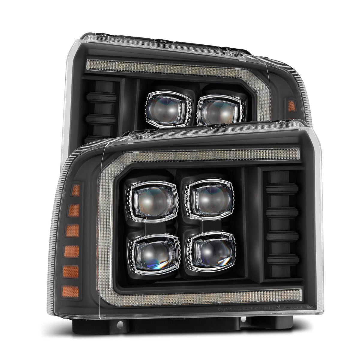 05-07 Ford Super Duty/Excursion NOVA-Series LED Projector Headlights Black