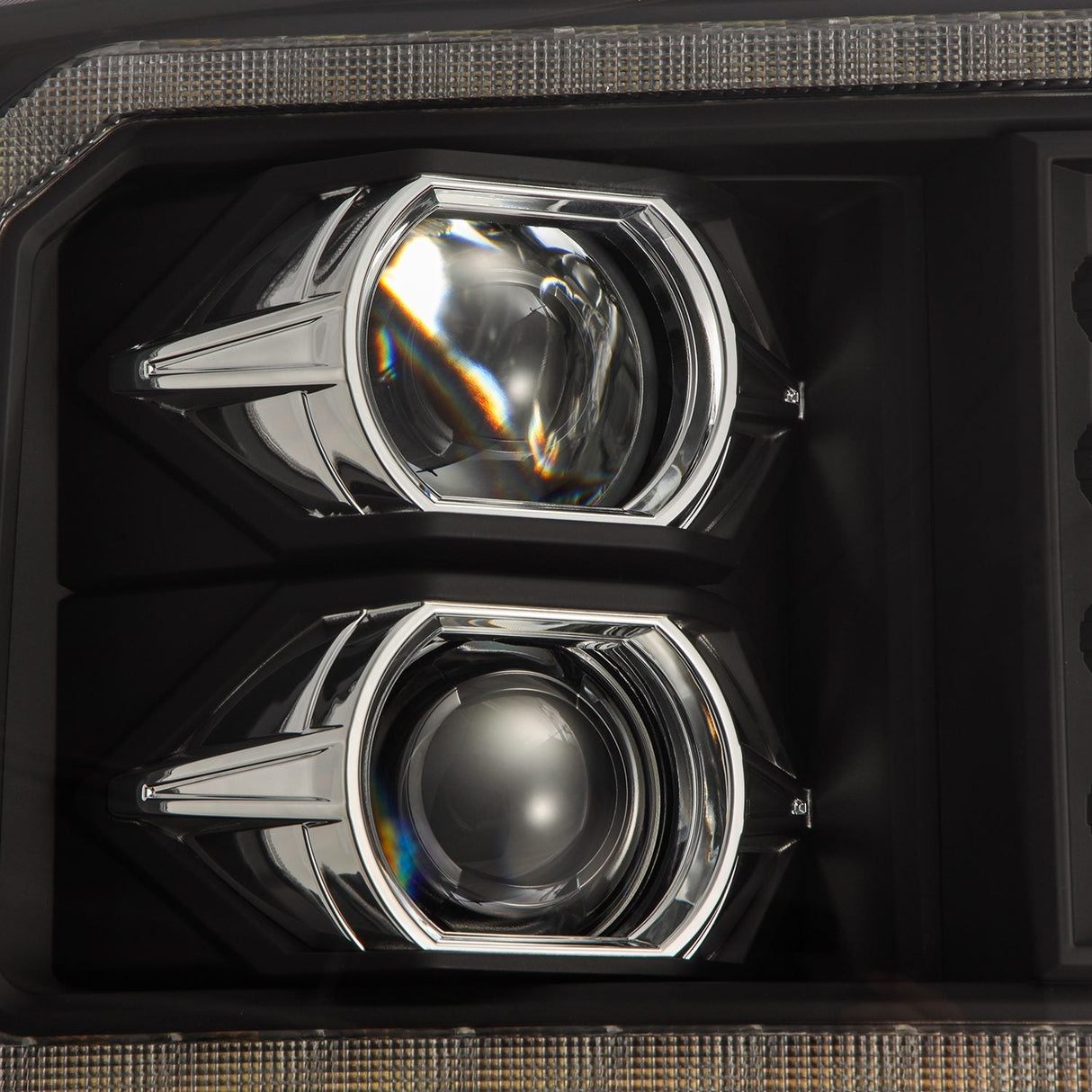Phares halogènes projecteurs noirs pour Ford Super Duty/Excursion série PRO 05-07