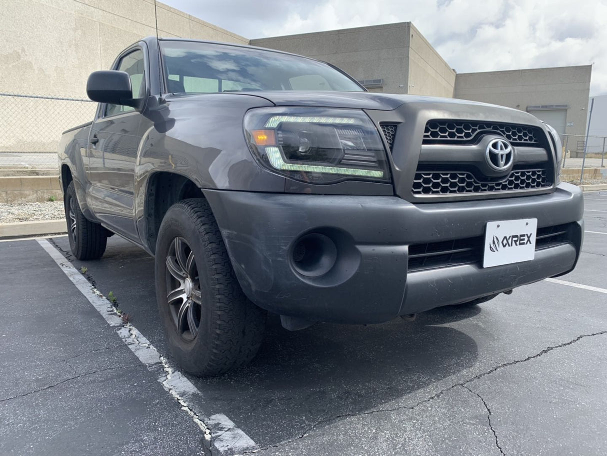 Phares de projecteur à LED Alpha-Black pour Toyota Tacoma série LUXX 05-11
