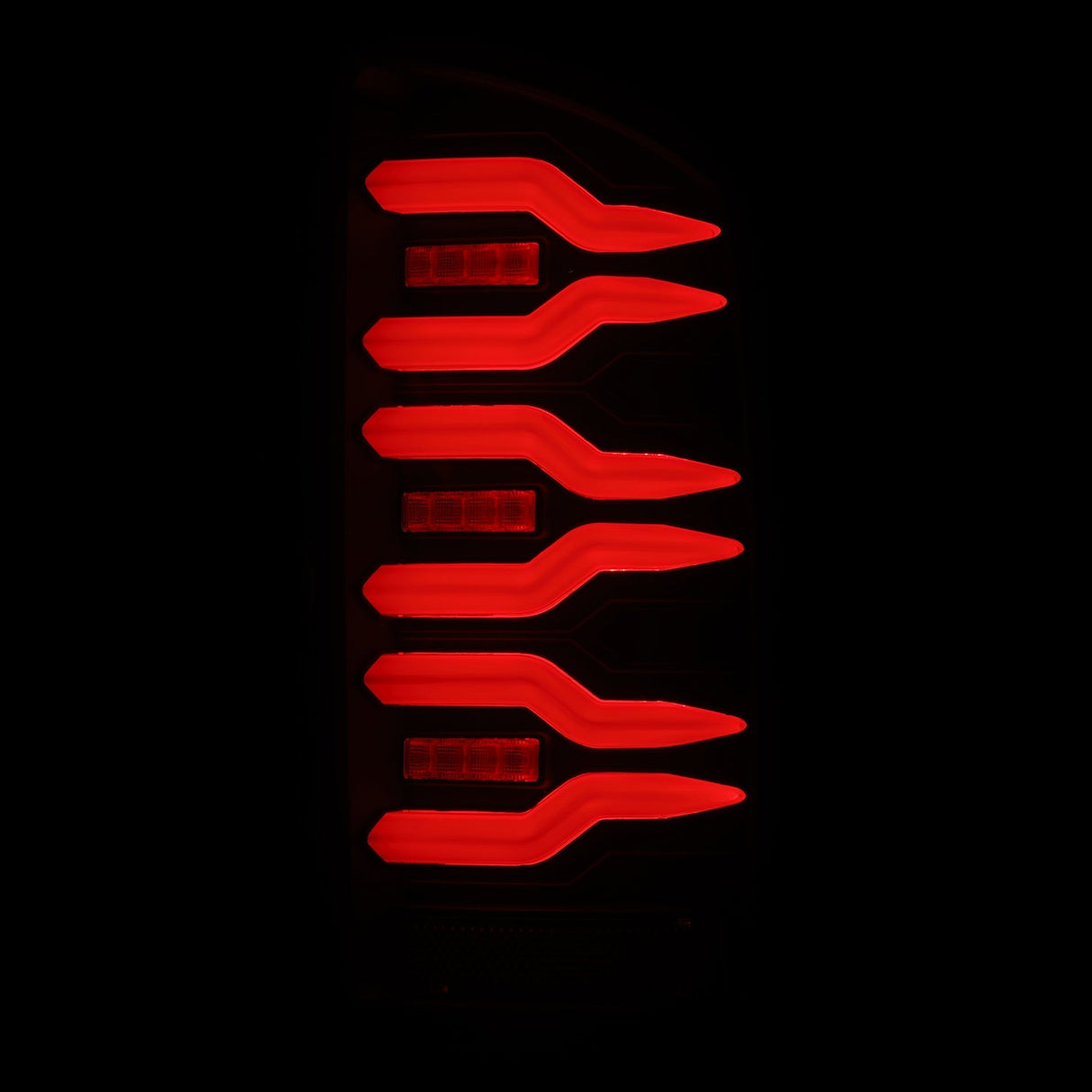 07-08 Dodge Ram 1500/07-09 Dodge Ram 2500/3500 Truck LUXX-Series LED Tail Lights Black