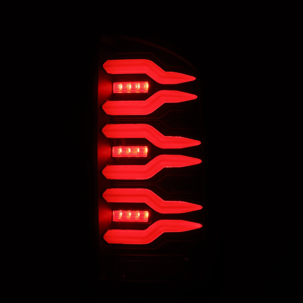 07-08 Dodge Ram 1500/07-09 Dodge Ram 2500/3500 Truck LUXX-Series LED Tail Lights Black