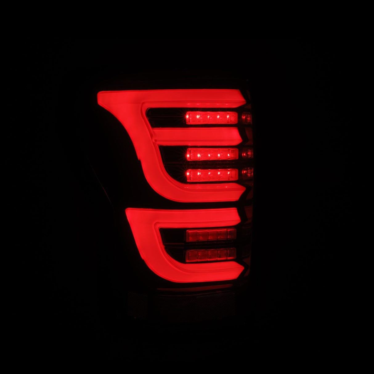 Feux arrière à LED Toyota Tundra LUXX-Series 07-13, noir et rouge
