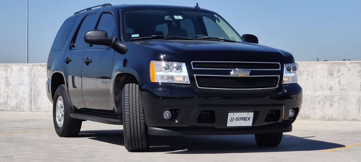 Phares projecteurs à LED chromés de la série LUXX pour Chevrolet Tahoe/Suburban/Avalanche 07-14