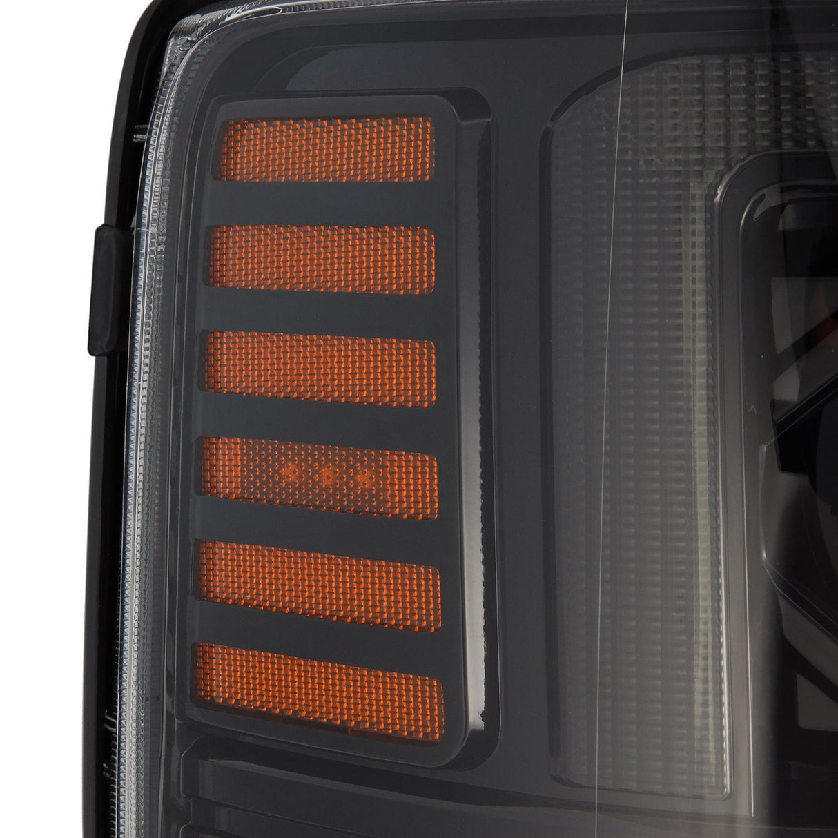 Phares projecteurs à LED série LUXX pour Ford Super Duty/Excursion 08-10, Alpha-Black