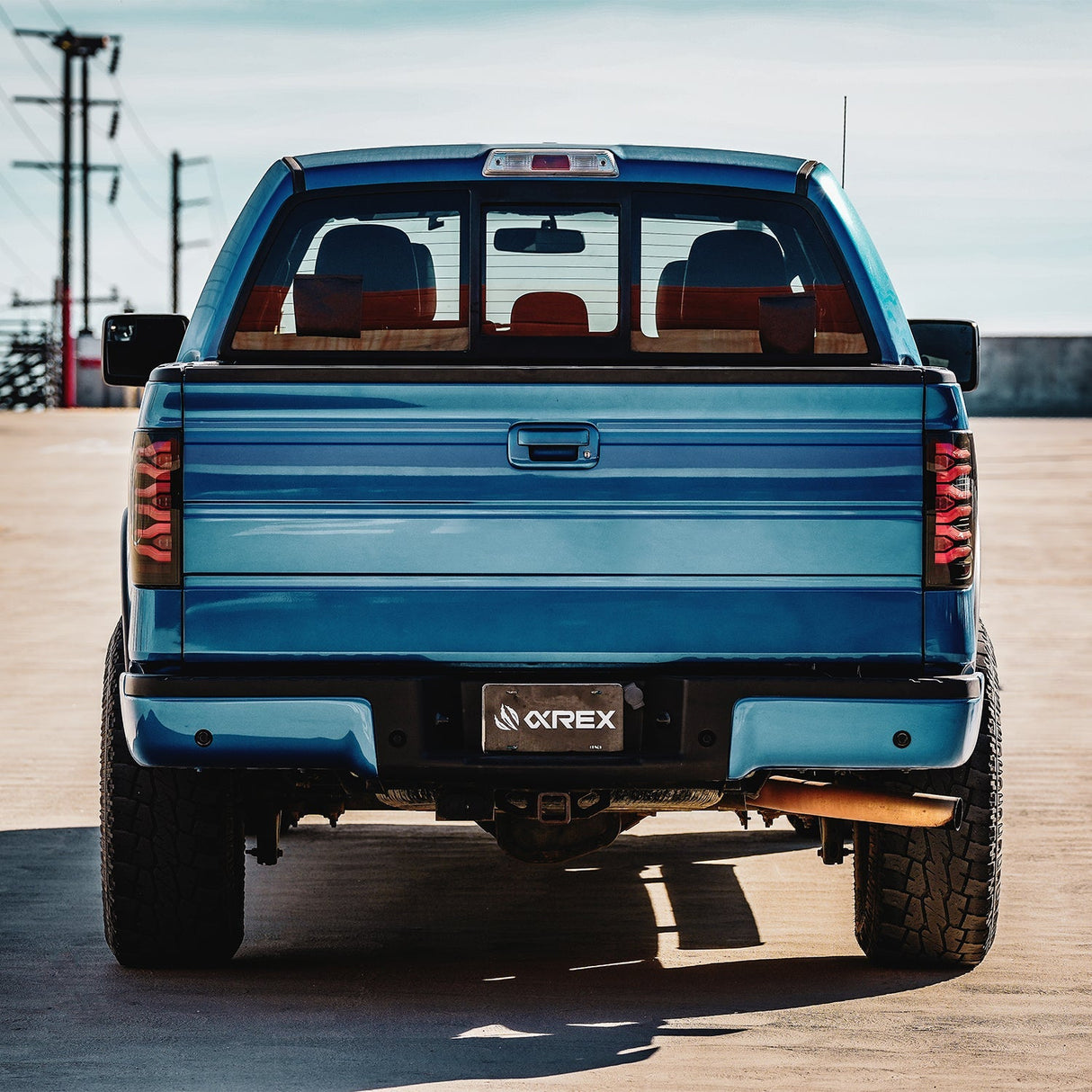 09-14 Ford F150 LUXX-Series LED Tail Lights Black
