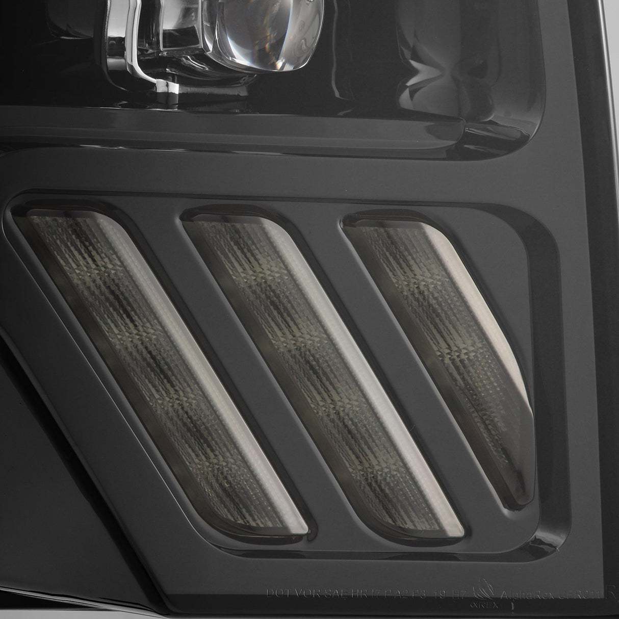 09-14 Ford F150 MKII NOVA-Series LED Projector Headlights Alpha-Black