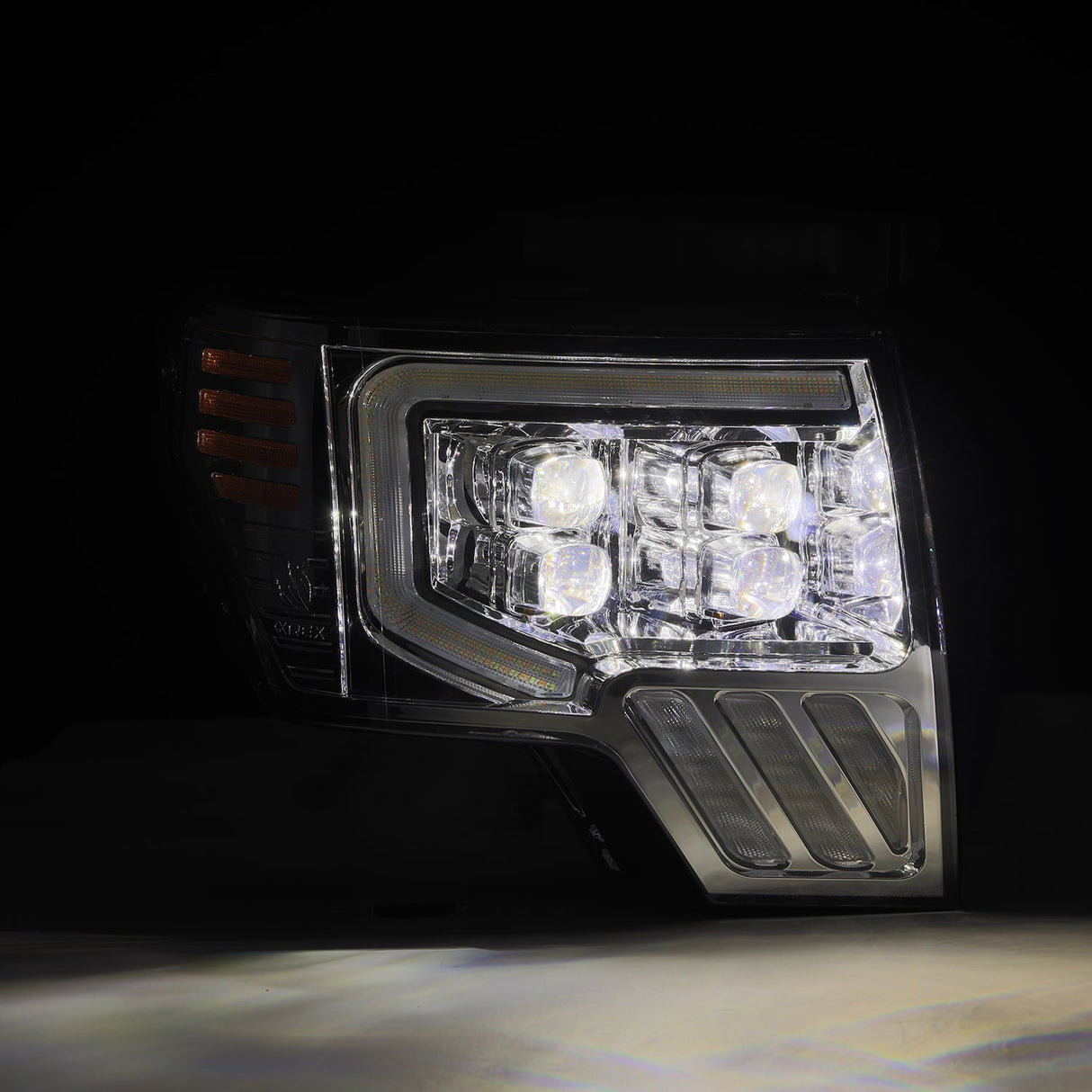 09-14 Ford F150 MKII NOVA-Series LED Projector Headlights Chrome