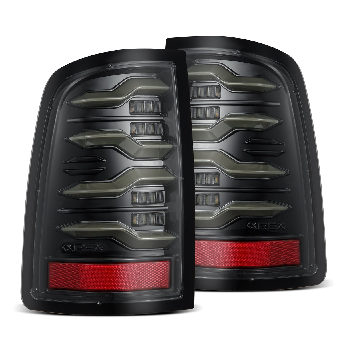 09-18 Ram Truck LUXX-Series LED Tail Lights Alpha-Black