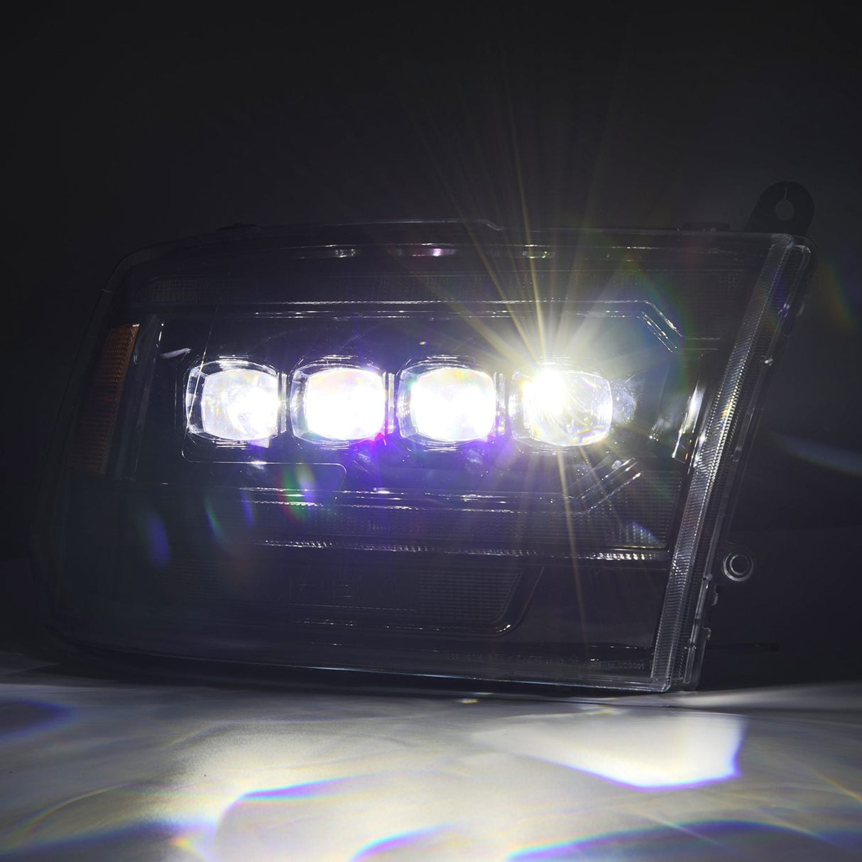 Phares de projecteur à LED série NOVA Alpha-Black pour camion Ram 09-18 (MK II 5e génération style 2500)