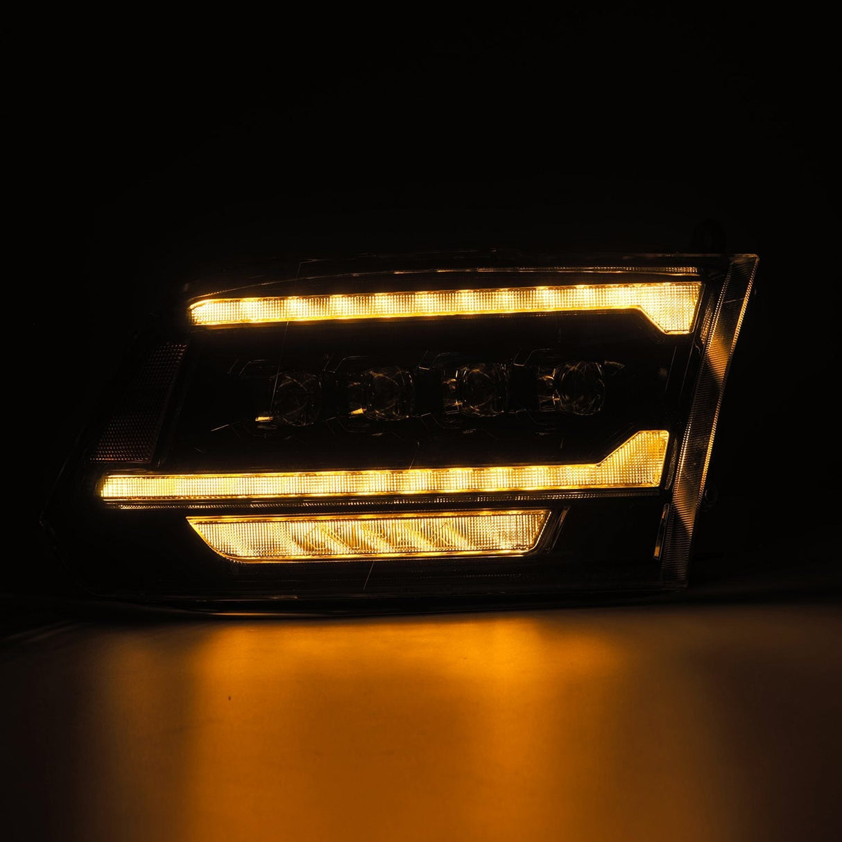 Phares de projecteur à LED série NOVA Alpha-Black pour camion Ram 09-18 (MK II 5e génération style 2500)