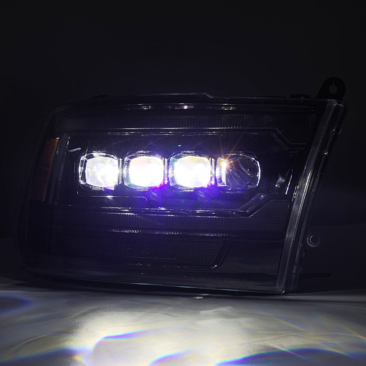 Phares de projecteur à LED série NOVA Alpha-Black pour camion Ram 09-18 (MK II 5e génération style 2500)