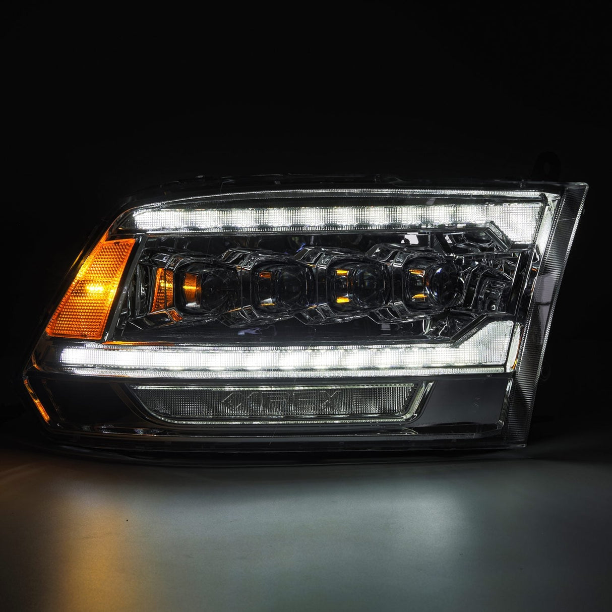 09-18 Ram Truck (MK II 5th Gen 2500 Style) NOVA-Series LED Projector Headlights Chrome