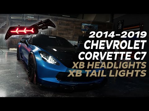 Phares à LED pour Chevrolet Corvette (14-19) XB