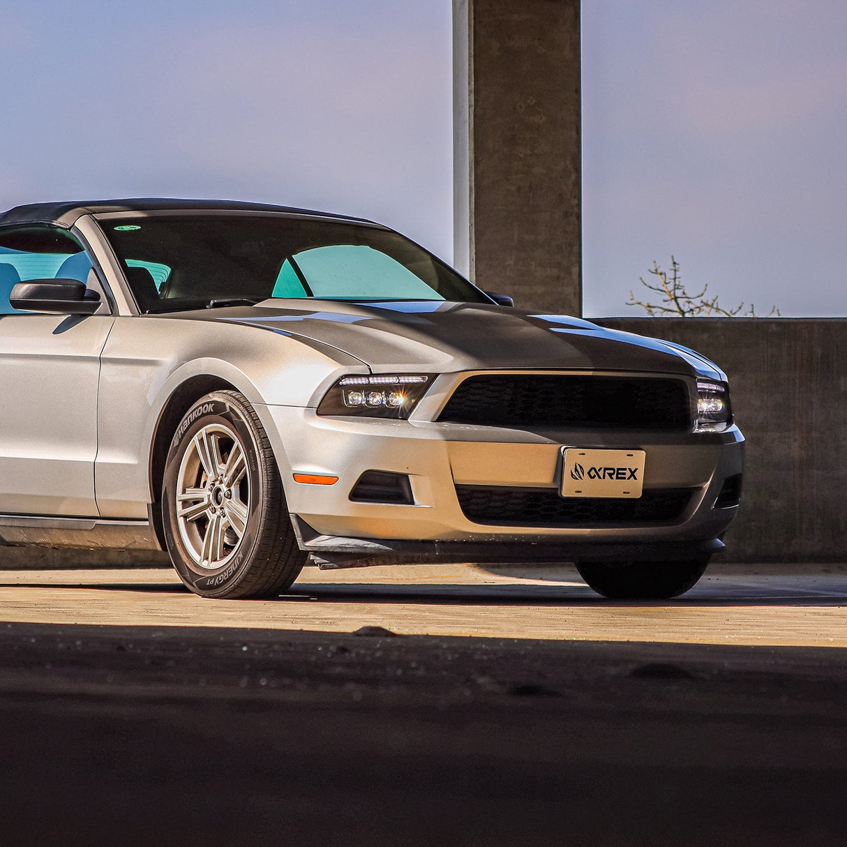 Phares projecteurs à LED noirs pour Ford Mustang MK II série NOVA 10-12