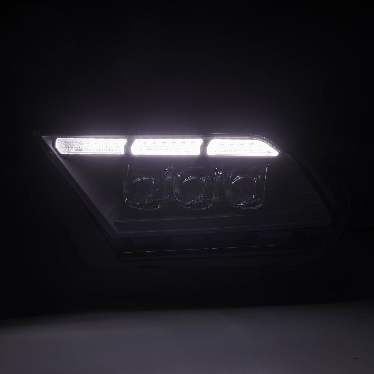 Phares projecteurs à LED noirs pour Ford Mustang MK II série NOVA 10-12