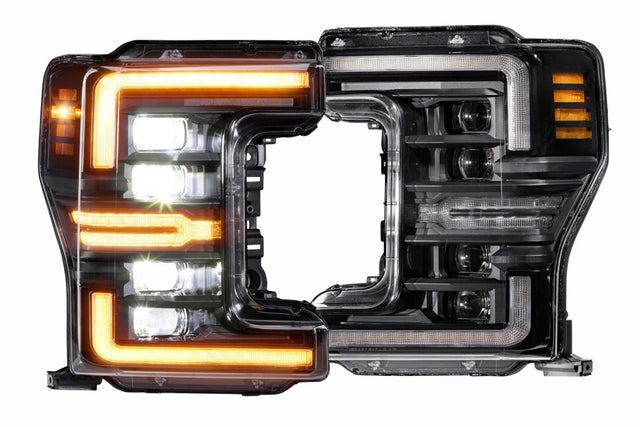 Ford Super Duty (17-19) XB Led Headlights (Amber Drl)