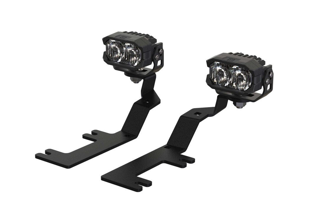 2Banger Led Ditch Light System: GMC Sierra 1500 (14-18)