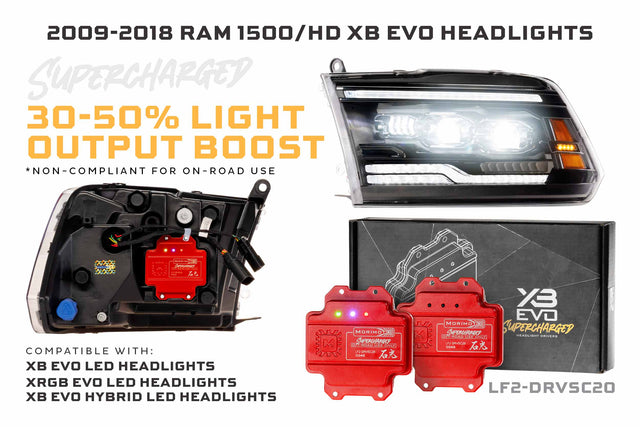 Ram 1500 Classic (19–24) XB Evo Hybrid Led Headlights