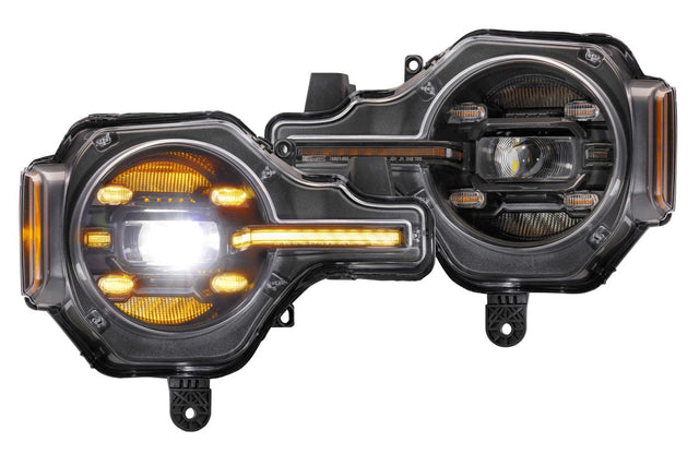 Phares à LED Ford Bronco (2021+) XB (feux de jour ambrés)