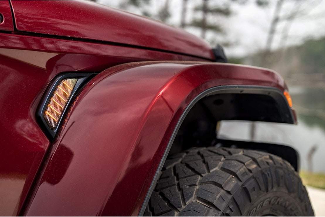 Feux de position latéraux à LED pour Jeep Wrangler JL/JT (2018+) XB