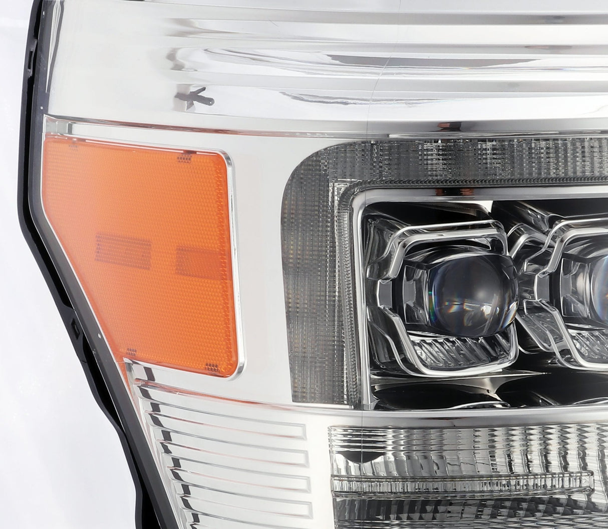 Phares projecteurs à LED chromés Ford Super Duty série NOVA 11-16