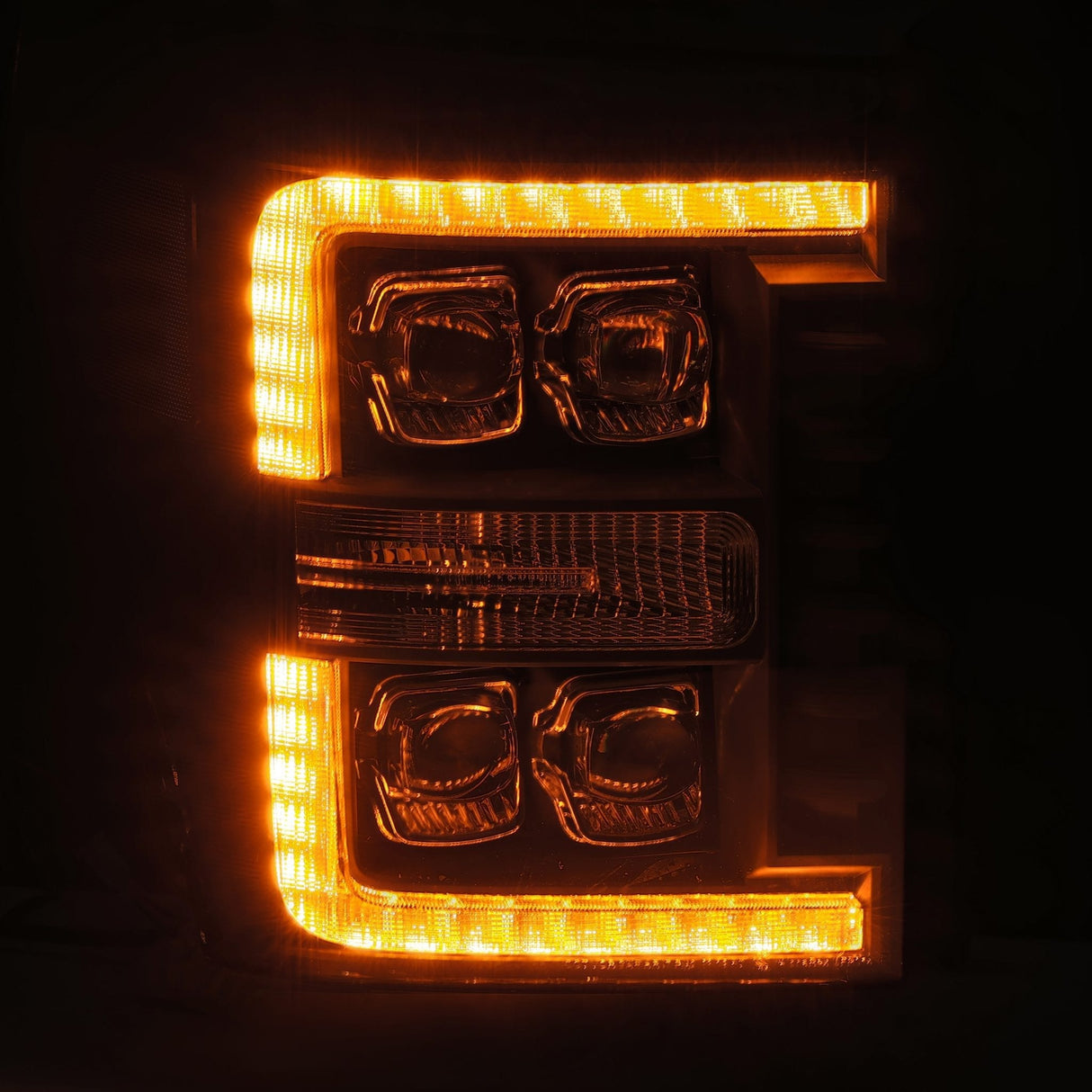 Phares projecteurs à LED chromés Ford Super Duty série NOVA 11-16