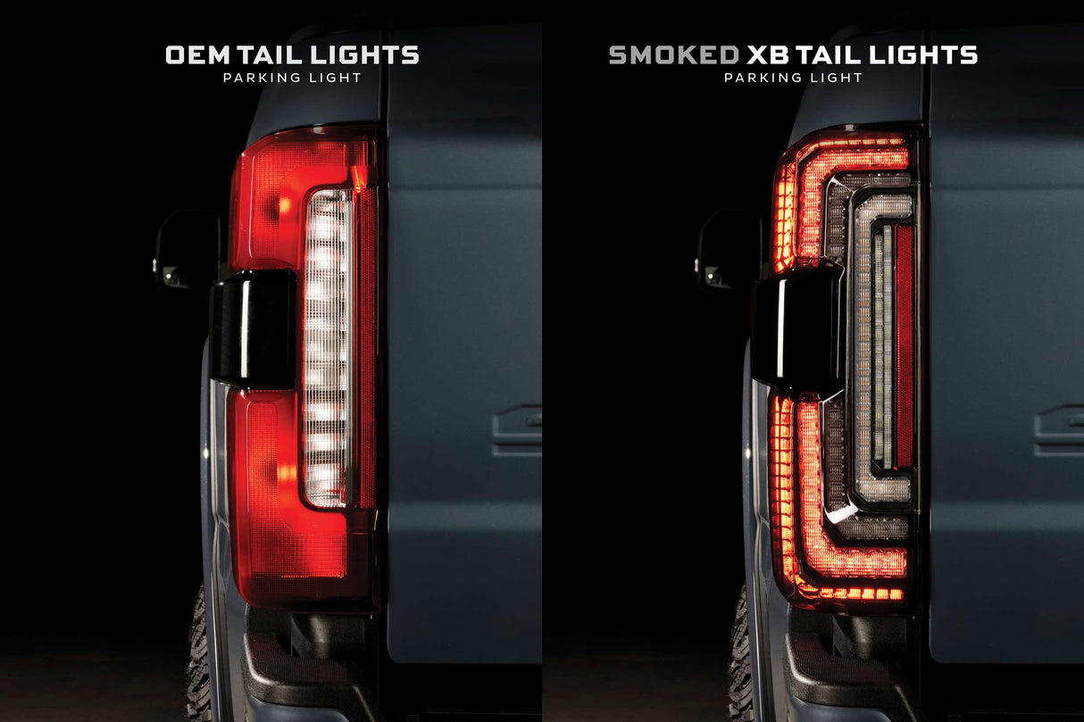 Feux arrière à LED pour Ford Super Duty (17-22) XB (fumés)