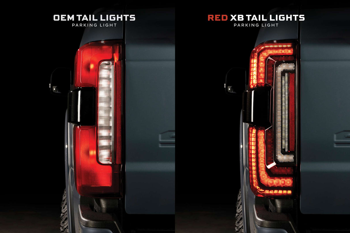Feux arrière à LED pour Ford Super Duty (17-22) XB (fumés)