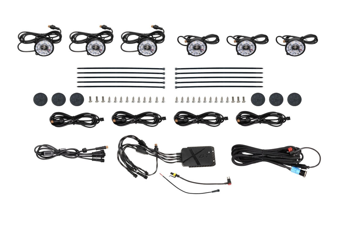 Morimoto Rock Light Kit: Color Changing Rgb (6 Pc)