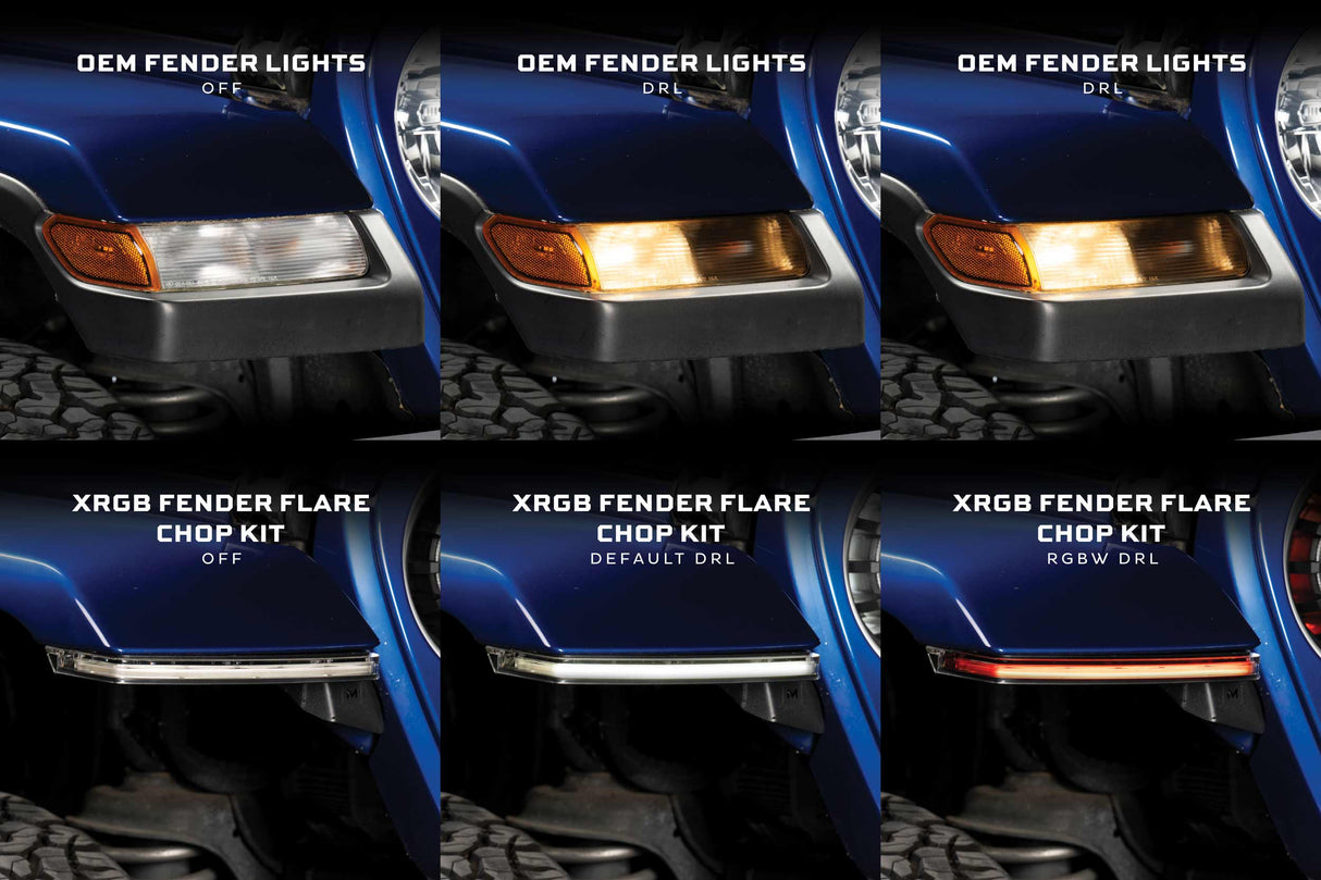Feux d'aile LED pour Jeep Wrangler JL/Gladiator JT XB