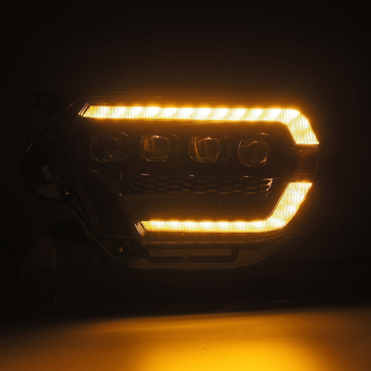Phares projecteurs à LED Alpha-Black pour Toyota Tacoma série NOVA 12-15