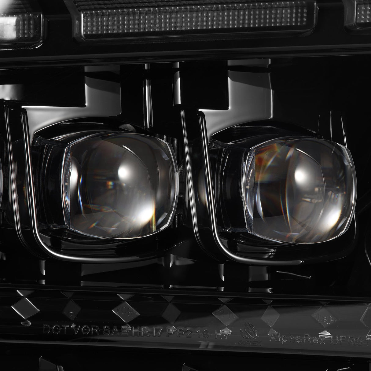 13-14 Ford Mustang MK II NOVA-Series LED Projector Headlights Black