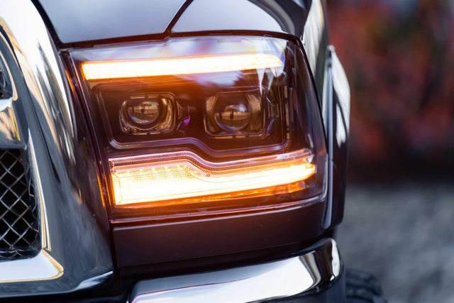 Dodge Ram 1500 (16-18) XB Led Headlights (Amber Drl)