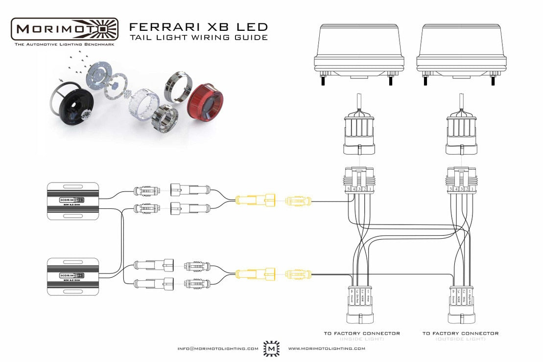 Ferrari (95-04) : Morimoto Xb Led Tails