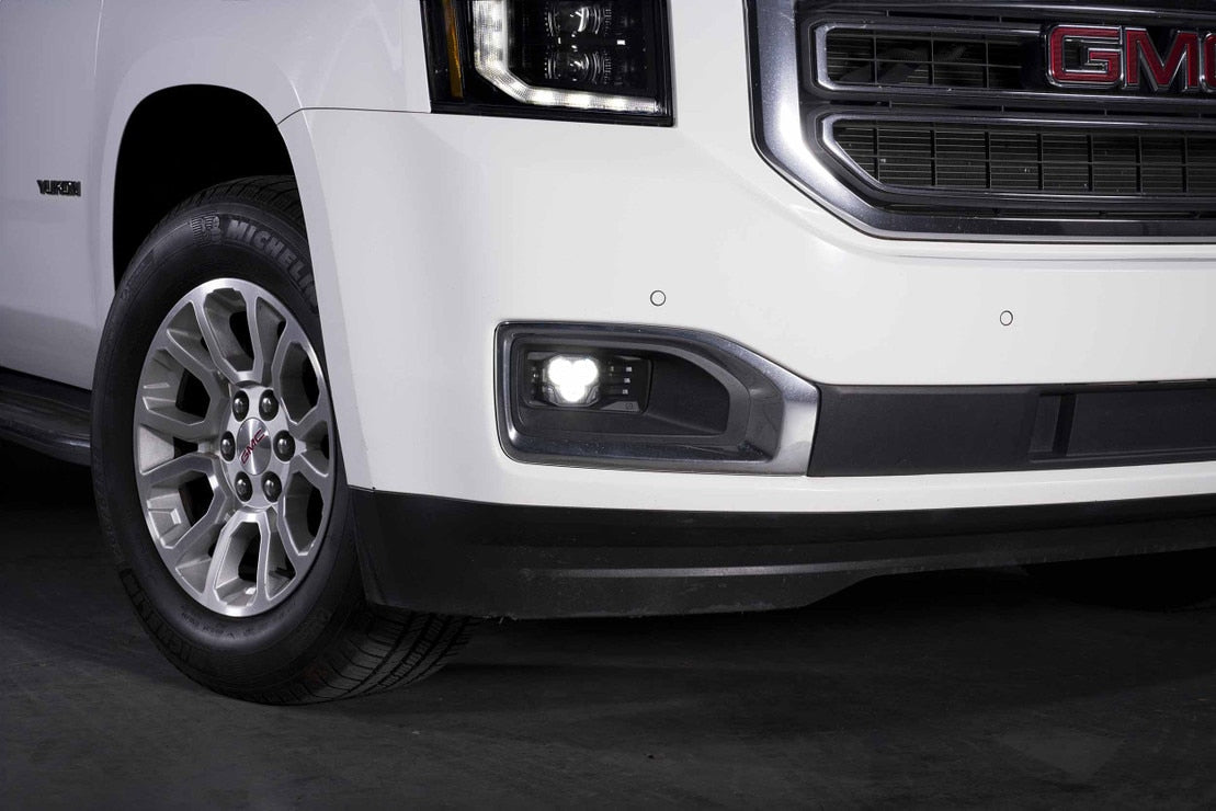Chevrolet Silverado (14-15) : phares antibrouillard à DEL Morimoto 4banger