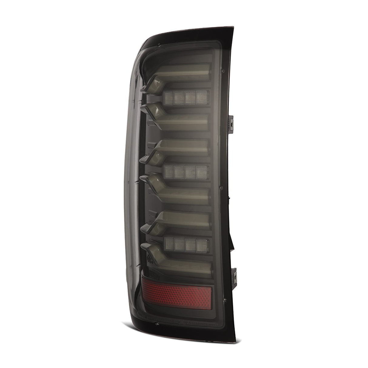 Feux arrière à DEL doubles série LUXX Alpha-Black pour Chevrolet Silverado 1500 (14-18) / Silverado 2500HD/3500HD (15-19) / GMC Sierra 3500HD (15-19)