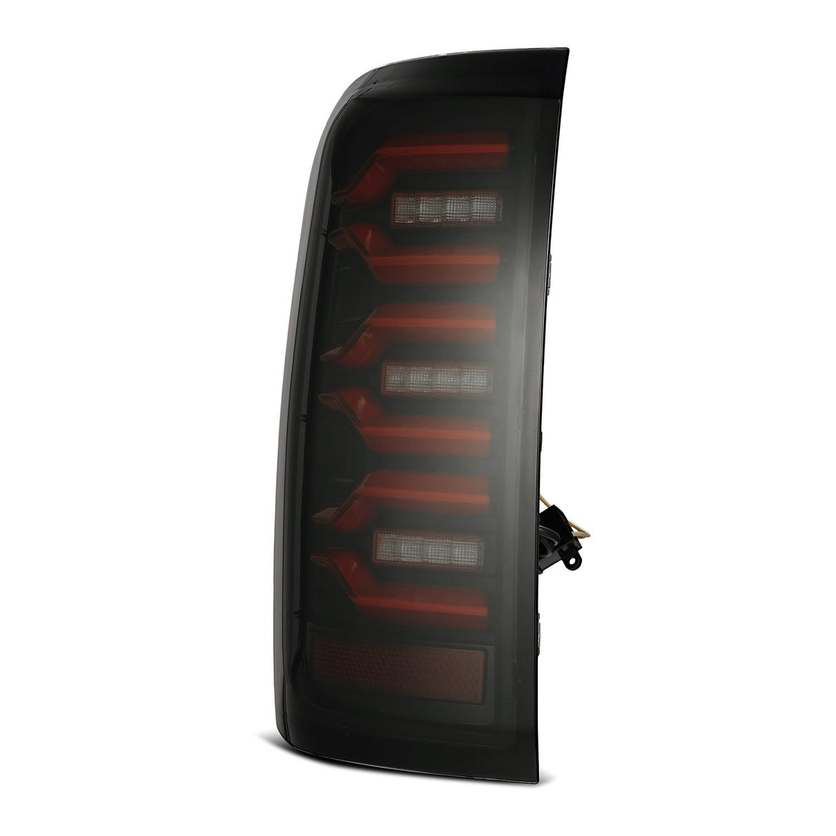 Feux arrière à DEL doubles série LUXX pour Chevrolet Silverado 1500 (14-18) / Silverado 2500HD/3500HD (15-19) / GMC Sierra 3500HD (15-19) - Noir et rouge