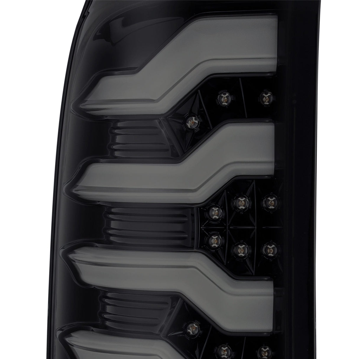Feux arrière à DEL série PRO pour GMC Sierra 1500/2500HD/3500HD 14-18, noir de jais