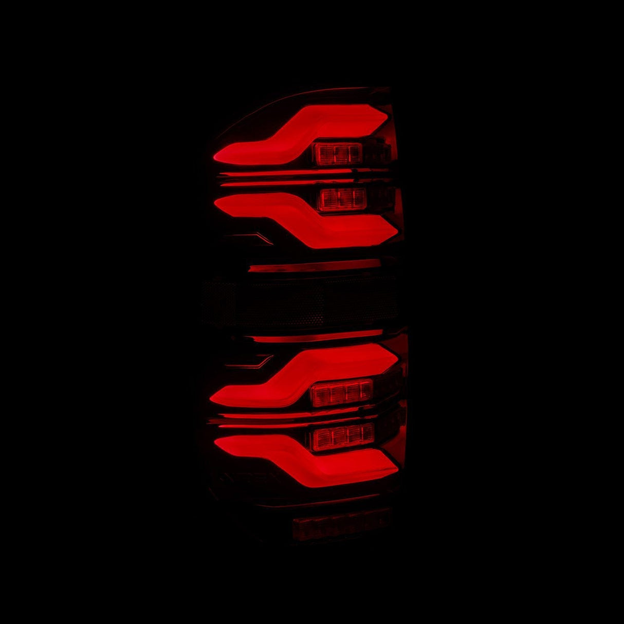 Feux arrière à LED Toyota Tundra LUXX-Series 14-21, noir et rouge