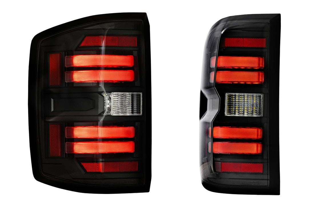 Chevy Silverado 2500HD / 3500HD (15-19) XB LED Tail Lights (Smoked)