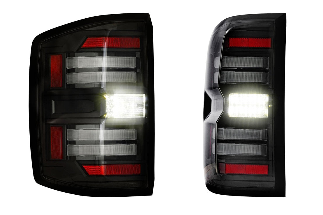 Chevrolet Silverado 1500 (14-18) XB LED Tail Lights (Smoked)