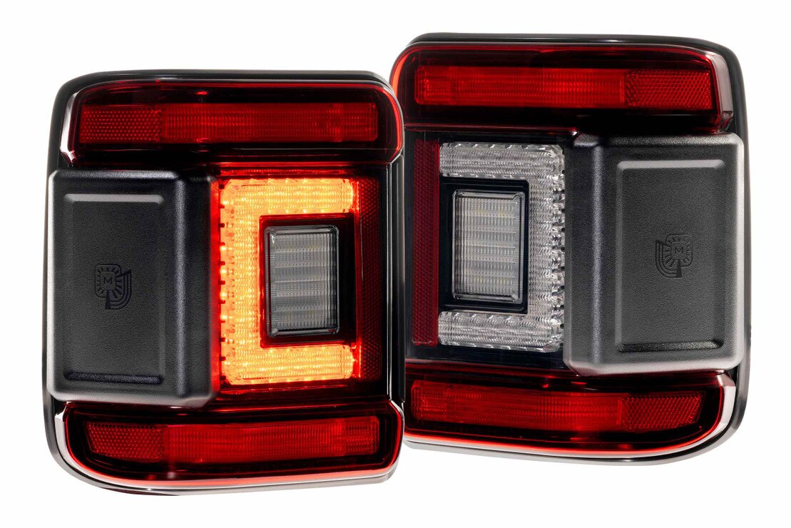 Feux arrière à profil bas à LED pour Jeep Wrangler Jl (2018+) Xb