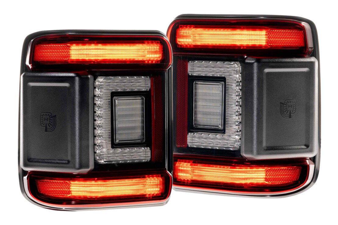 Feux arrière à profil bas à LED pour Jeep Wrangler Jl (2018+) Xb