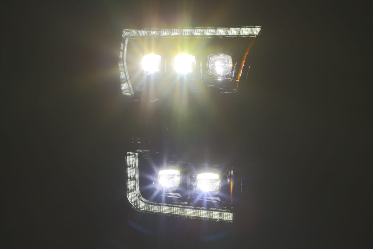 Phares projecteurs à LED série NOVA Alpha-Black pour Ford F150 15-17 / F150 Raptor 17-20