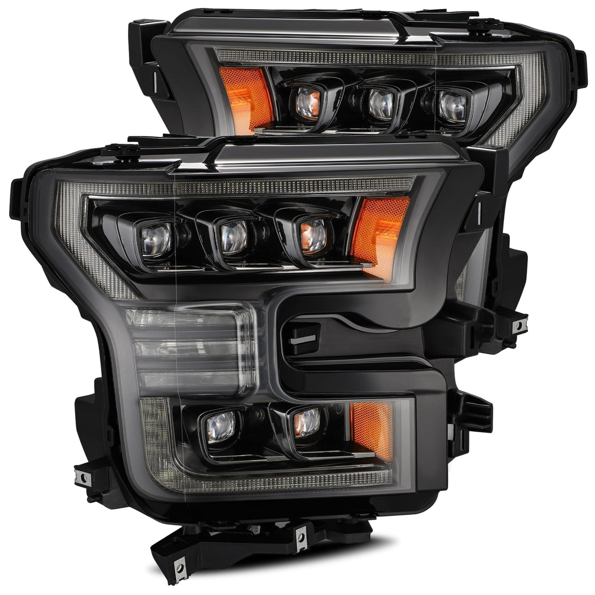 Phares projecteurs à LED série NOVA Alpha-Black pour Ford F150 15-17 / F150 Raptor 17-20