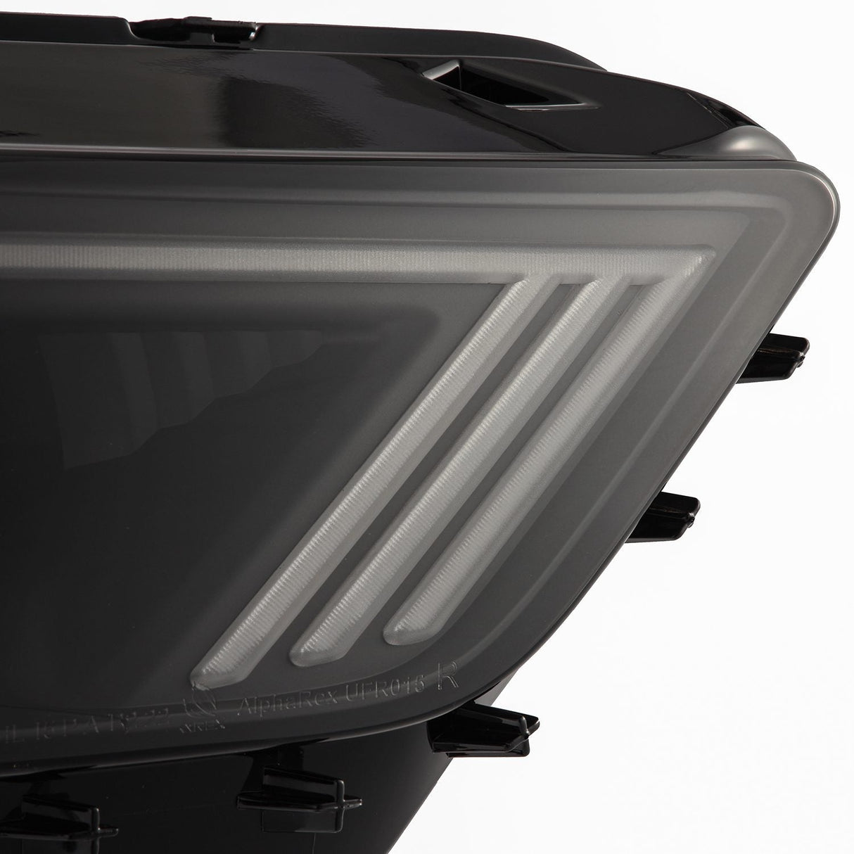 15-17 Ford Mustang/18-20 Mustang Shelby GT350/GT500 NOVA-Series LED Projector Headlights Black