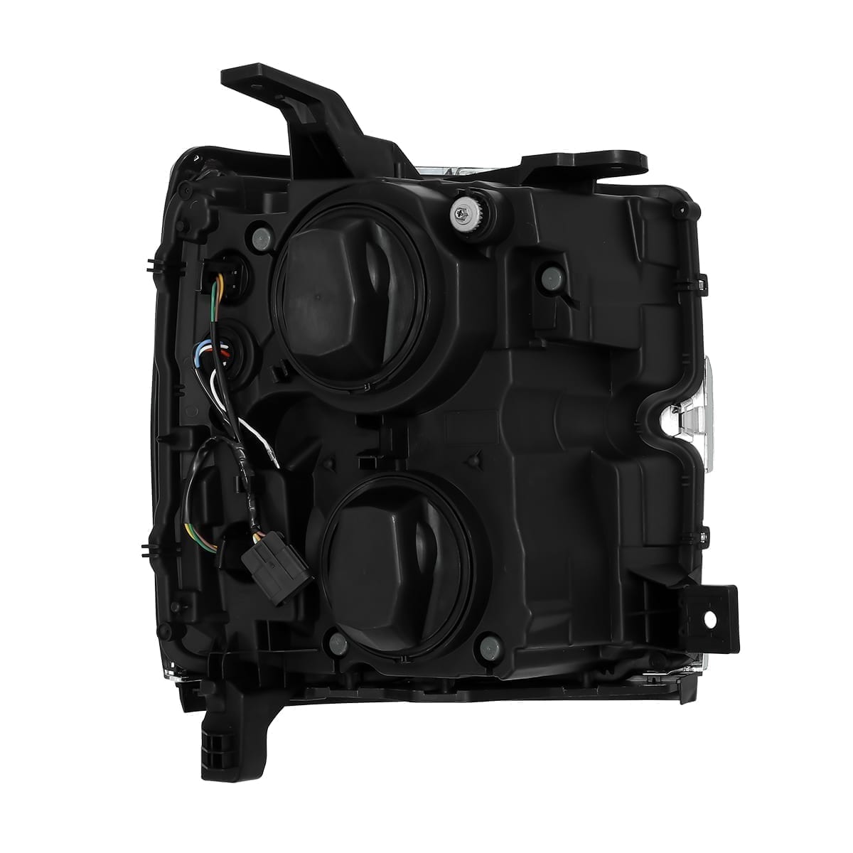 Phares projecteurs à LED chromés pour Chevrolet Silverado 2500HD/3500HD MK II série NOVA 15-19