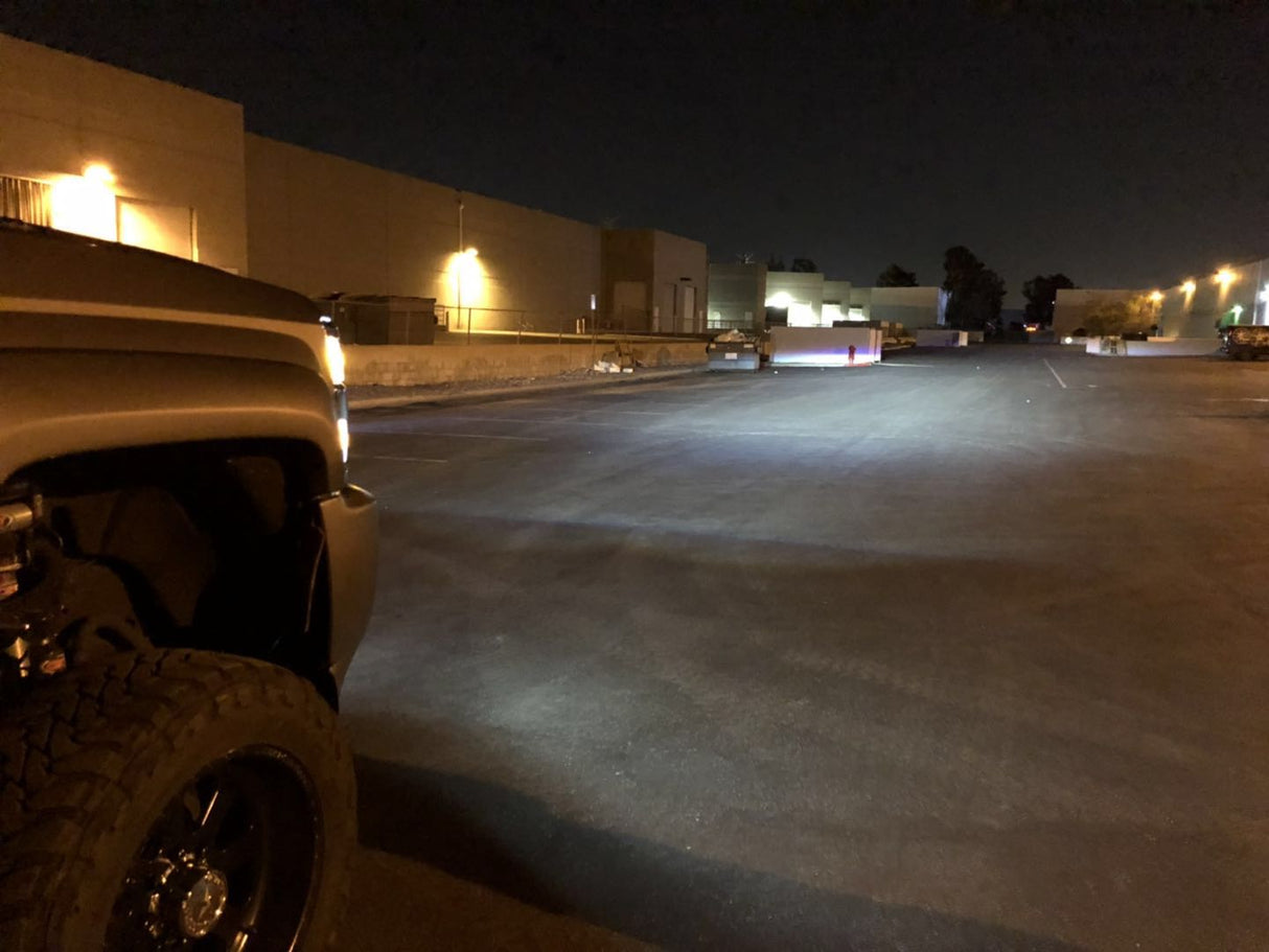 Phares projecteurs à LED chromés pour Chevrolet Silverado 2500HD/3500HD MK II série NOVA 15-19
